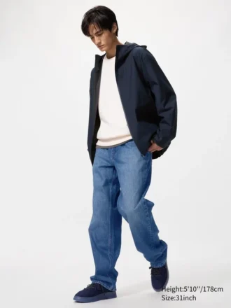 Raka jeans i bred passform för män | Tall