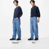 Raka jeans i bred passform för herr Raka jeans i bred passform för herr