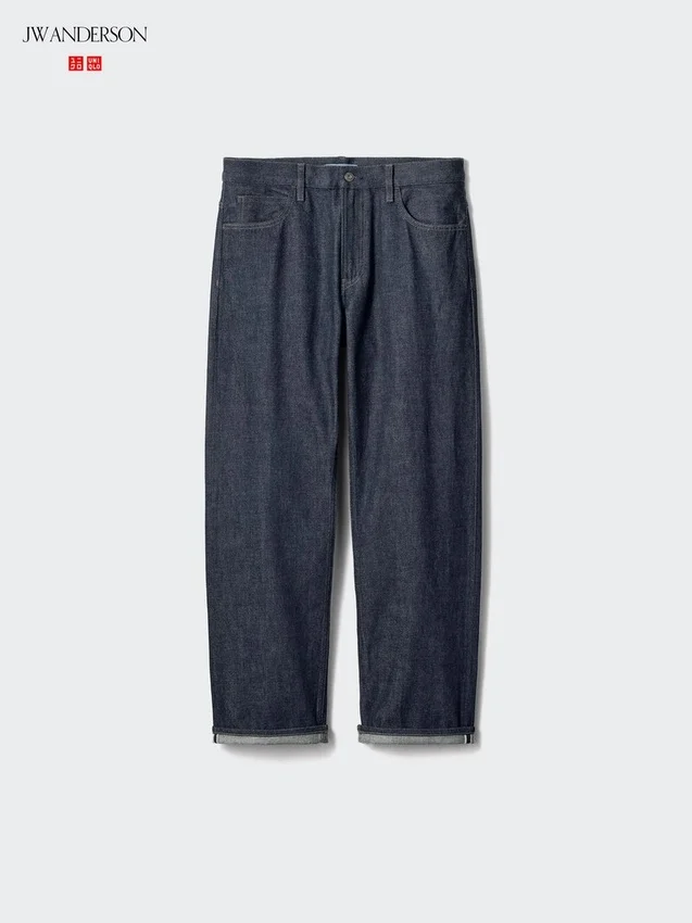 Raka selvedge-Jeans för män Raka selvedge-Jeans för män