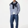 Relaxade ankellånga jeans för herr Relaxade ankellånga jeans för herr