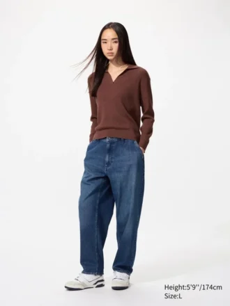 Relaxade ankellånga jeans för herr Relaxade ankellånga jeans för herr