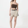 Ribbad bandeau-bh utan bygel för damer Ribbad bandeau-bh utan bygel för damer