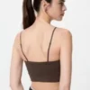 Ribbad bandeau-bh utan bygel för damer Ribbad bandeau-bh utan bygel för damer