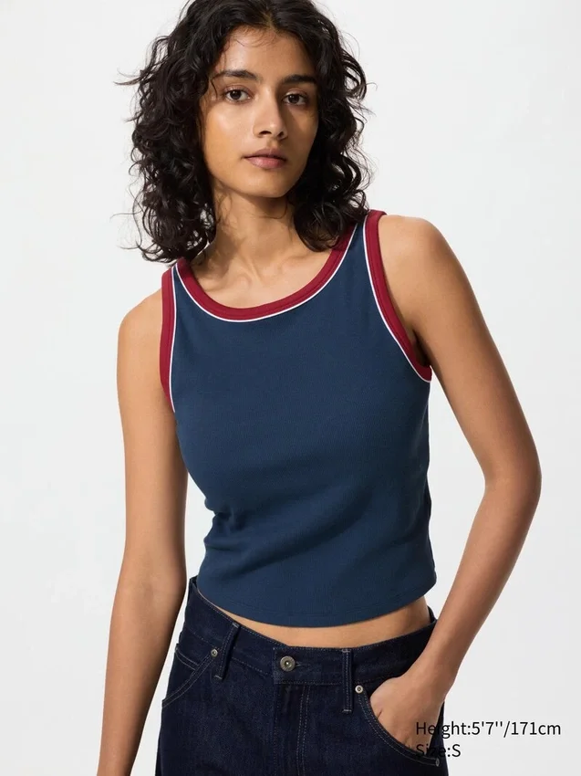 Ribbad kort Bh-top för damer | Ringer Ribbad kort Bh-top för damer | Ringer