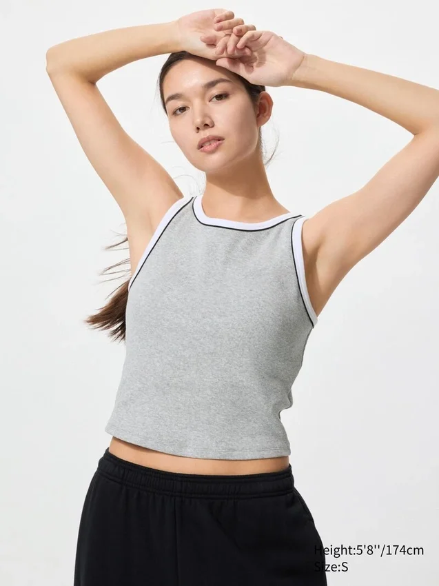 Ribbad kort Bh-top för damer | Ringer Ribbad kort Bh-top för damer | Ringer