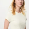 Ribbad mini-T-shirtar för dam Ribbad mini-T-shirtar för dam