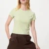 Ribbad mini-T-shirtar för dam Ribbad mini-T-shirtar för dam