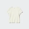 Ribbad mini-T-shirtar för dam Ribbad mini-T-shirtar för dam