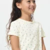 Ribbad T-shirtar för barn | Blomma