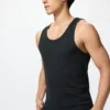 Ribbad tank top för män i Dry Color Ribbad tank top för män i Dry Color