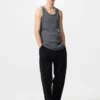 Ribbad tank top för män i Dry Color Ribbad tank top för män i Dry Color