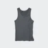 Ribbad tank top för män i Dry Color Ribbad tank top för män i Dry Color