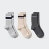 Ribbade strumpor | 3 par | Randiga Ribbade strumpor | 3 par | Randiga