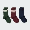 Ribbade strumpor | 3 par | Randiga Ribbade strumpor | 3 par | Randiga