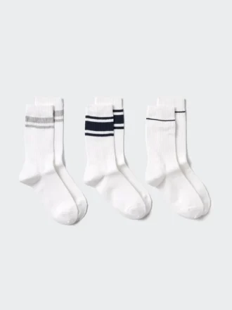 Ribbade strumpor | 3 par | Randiga Ribbade strumpor | 3 par | Randiga