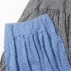 Seersucker-kjol med volym för dam | Gingham Seersucker-kjol med volym för dam | Gingham