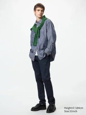 Slim fit-chino byxor för herr Slim fit-chino byxor för herr