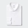 Slim-fit skjorta för män, strykfri | Spridd krage Slim-fit skjorta för män, strykfri | Spridd krage