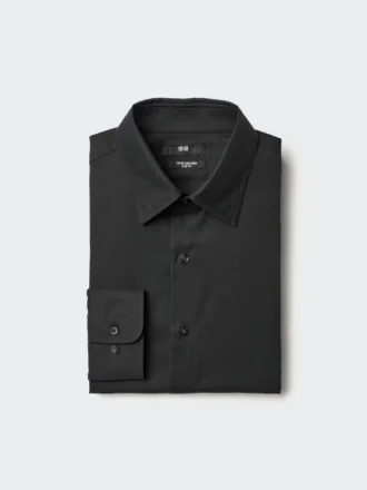 Slim-fit skjorta för män, strykfri | Vanlig krage