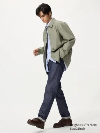 Slim Straight-jeans för herr | Selvedge