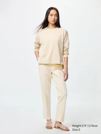 Smart Ankle Pants för dam | 2-vägsstretch | Lång modell