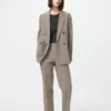Smart Ankle Pants för dam | Rutiga Smart Ankle Pants för dam | Rutiga