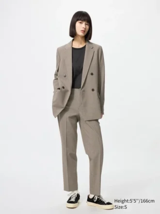 Smart Ankle Pants för dam | Rutiga