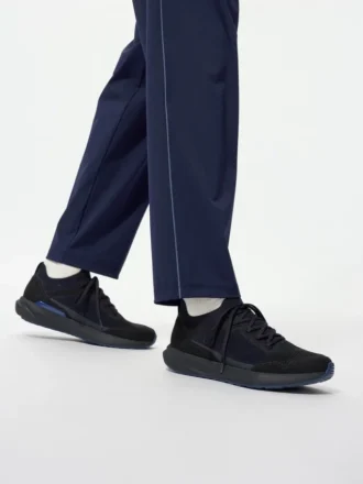 Stickade sneakers för män