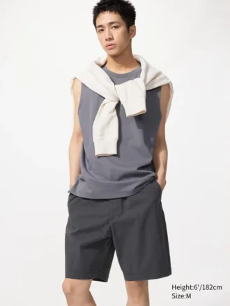 Stretchiga, bekväma shorts för herr | Seersucker | 8″