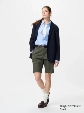 Stretchiga slim-shorts för herr | 9″