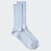 Supima®-bomullsblandade breda ribbade strumpor för herr Supima®-bomullsblandade breda ribbade strumpor för herr