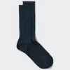 Supima®-bomullsblandade breda ribbade strumpor för herr Supima®-bomullsblandade breda ribbade strumpor för herr