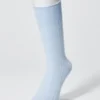 Supima®-bomullsblandade breda ribbade strumpor för herr Supima®-bomullsblandade breda ribbade strumpor för herr