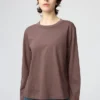 Supima Cotton-t-shirt för dam | Långärmat Supima Cotton-t-shirt för dam | Långärmat