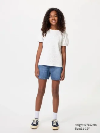T-shirtar med puffärmar för barn | Shirring