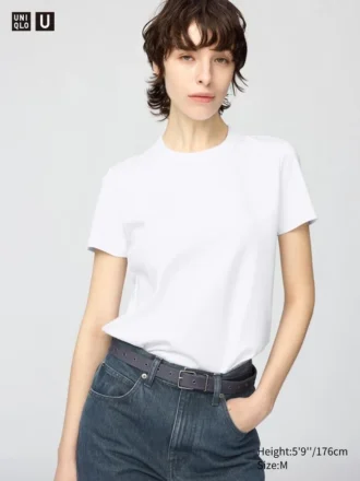 T-shirtar med rund hals för damer