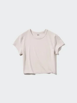 Ultra Stretch AIRism Cropped T-shirt för dam