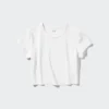 Ultra Stretch AIRism Cropped T-shirt för dam Ultra Stretch AIRism Cropped T-shirt för dam