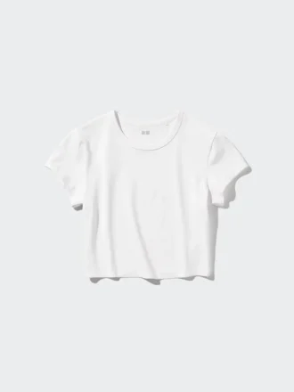 Ultra Stretch AIRism Cropped T-shirt för dam