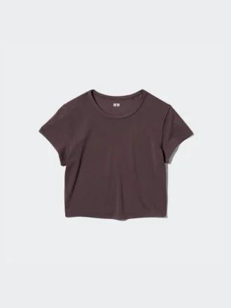 Ultra Stretch AIRism Cropped T-shirt för dam