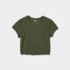 Ultra Stretch AIRism Cropped T-shirt för dam Ultra Stretch AIRism Cropped T-shirt för dam