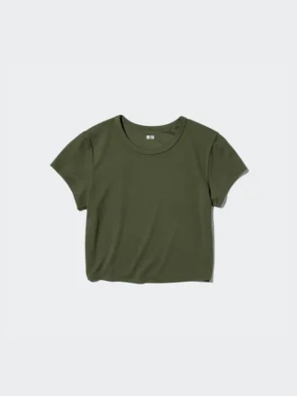 Ultra Stretch AIRism Cropped T-shirt för dam