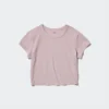 Ultra Stretch AIRism Cropped T-shirt för dam Ultra Stretch AIRism Cropped T-shirt för dam