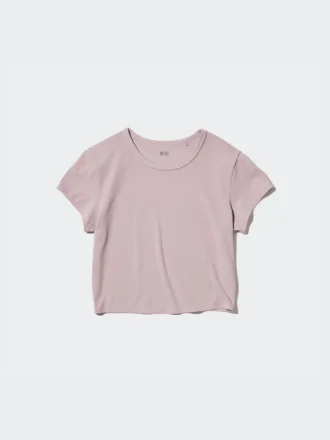 Ultra Stretch AIRism Cropped T-shirt för dam