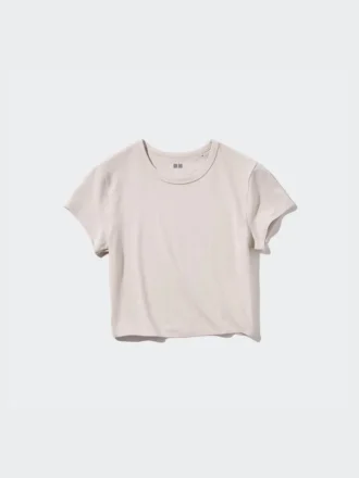 Ultra Stretch AIRism Cropped T-shirt för dam