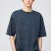 Unisex AIRism bomulls-T-shirt i oversized-modell med ränder Unisex AIRism bomulls-T-shirt i oversized-modell med ränder