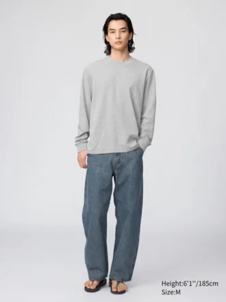 Unisex AIRism bomulls-T-shirtar med ränder