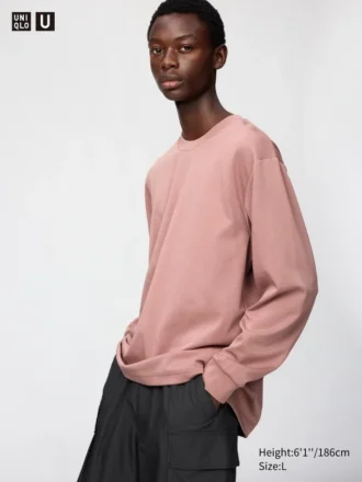 Unisex AIRism bomullst-shirt | Långärmat