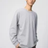 Unisex AIRism bomullst-shirt | Långärmat Unisex AIRism bomullst-shirt | Långärmat