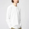 Unisex AIRism bomullst-shirt | Långärmat Unisex AIRism bomullst-shirt | Långärmat